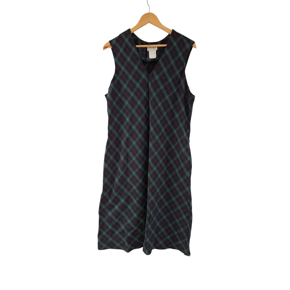 Vintage Women's Anthony Richards Plus 16W Preppy Tartan A Line Dress